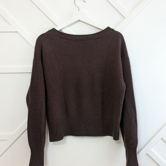 Aritzia Babaton sessions cashmere luxe brown sweater XS S - Picture 8 of 8